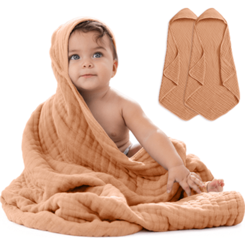 Baby Hooded 9 Layer Muslin Cotton Towel for Kids
