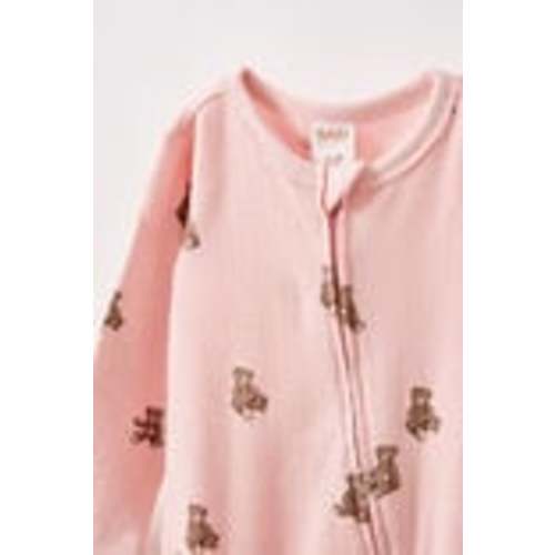 Organic Pointelle Zip All In One Romper