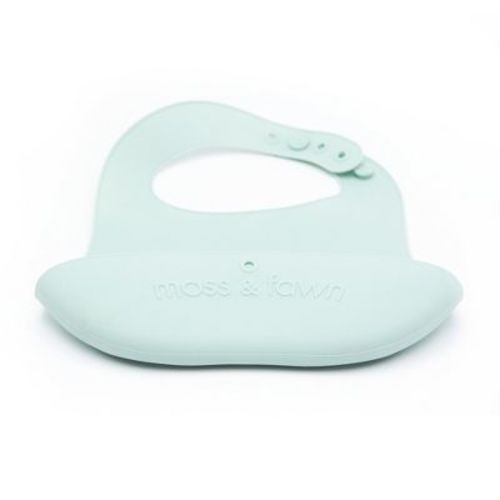 Moss and Fawn Gather & Roll Bib, Color: Fern