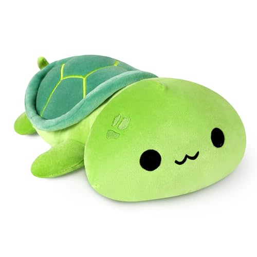 Onsoyours Sea Turtle Cute Plush, Green Soft Stuffed Animal Turtle Plush Pillow, Tortoise Kawaii Plushie Toy for Kids (Green Turtle, 13")