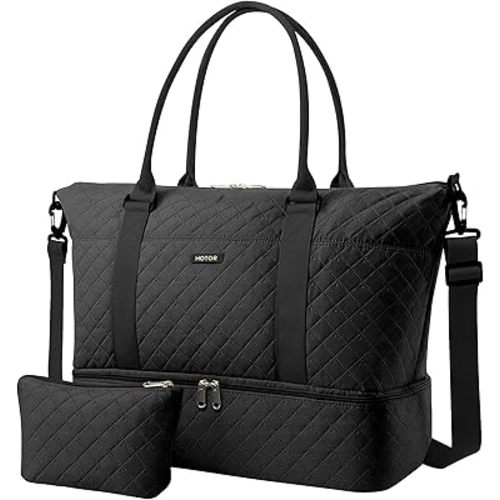 HOTOR Travel Duffel Bag - Weekender Bags for Women, Carry On Gym Tote Bags