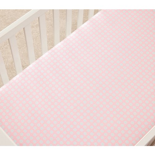 Lilly Pulitzer Caning Organic Crib Fitted Sheet | Pottery Barn Kids