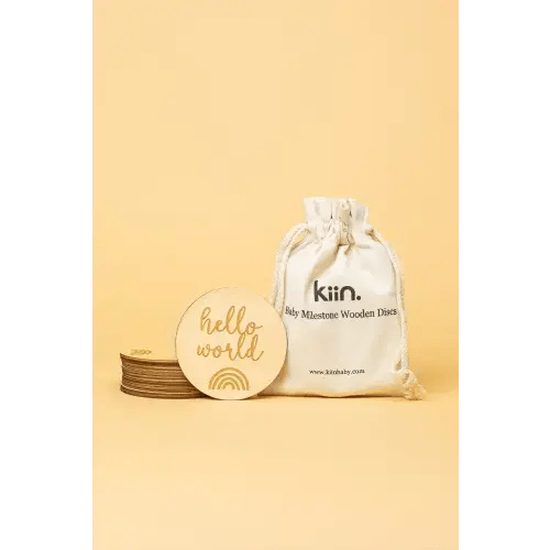Baby Milestone Wooden Discs – Kiin ®