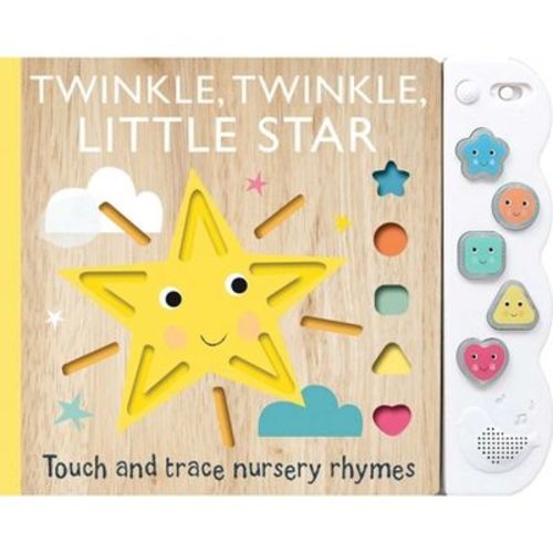 Touch And Trace Nursery Rhymes: Twinkle, Twinkle Little Star With 5-buttton Light And Sound - By Editors Of Silver Dolphin Books (board Book)