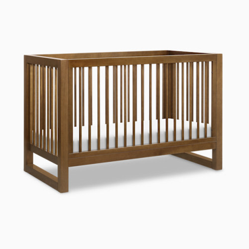 Nantucket 3-in-1 Convertible Crib with Toddler Bed Conversion Kit - Natural Walnut