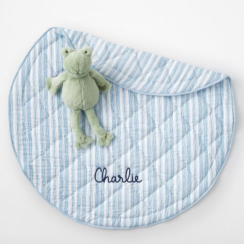 Block Print Quilted Play Mat