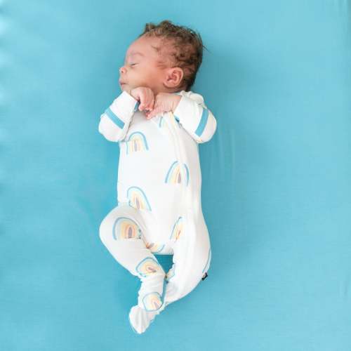 Zippered Footie in Makai Rainbow
