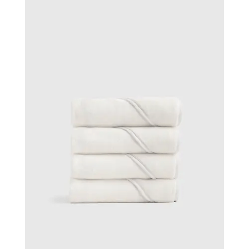 Organic Turkish Cotton Baby Hooded Towel Set 4-Pack