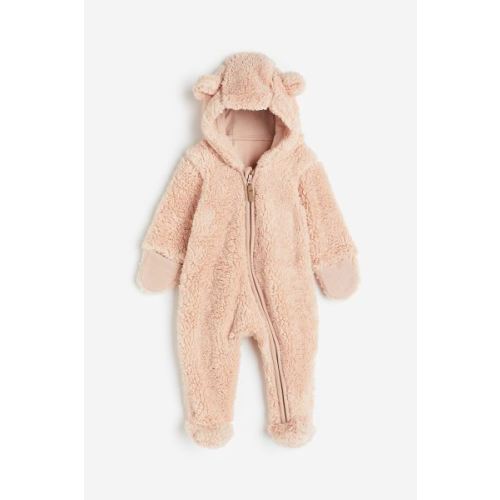 Faux Shearling Overall