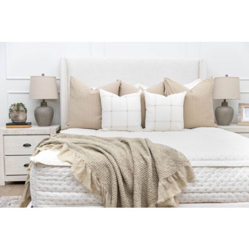 Monroe Luxe Bedding: Cream Embroidered Luxury | Beddy's