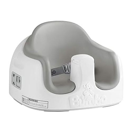 Bumbo Baby Toddler Adjustable 3 in 1 Multi Seat High Chair and Booster Seat with Removable Tray and Buckle Strap for Toddlers 1 to 3, Cool Gray - Cool Grey
