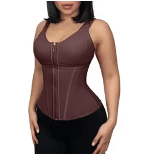 SHAPSHE Waist Shapewear Corset for Women Sport Workout Vest for Women Gym Zipper and Hooks - TikTok Shop