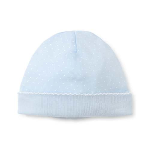 Personalized Blue/White New Kissy Dots Print Hat