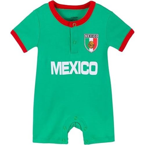 Cnins Soccer Baby Clothes - Matching Family Rompers 0-24M | Unisex Gifts for Futbol Game Days & Photo Shoots