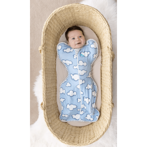 Swaddle Up™ 1.0 TOG Cotton Dusty Blue Daydream