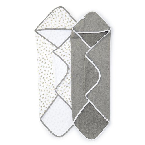 Burt's Bees Baby Honey Bee 2-Pack Hooded Towel Set