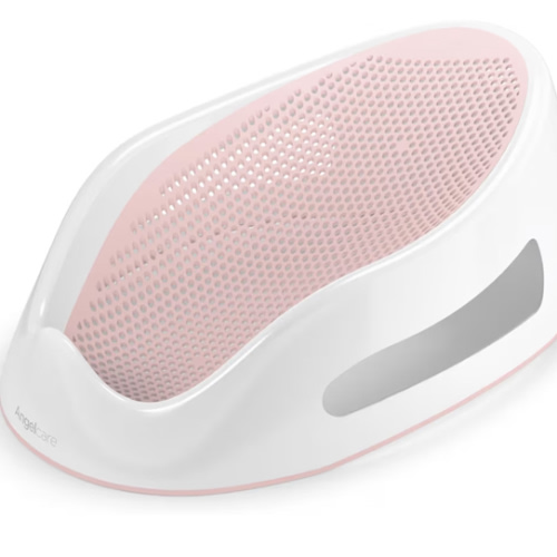 Angelcare Baby Bath Support (Pink) | Ideal for Babies Less than 6 Months Old