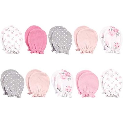 Hudson Baby Unisex Baby Cotton Scratch Mittens
