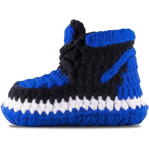 Diaper Book Club Baby Sneakers Crochet Hypebeast Shoes for Toddler Sneakerheads, Soft Booties for Boys & Girls, Designer Kids Fashion, Breathable & Comfortable Children's Kicks