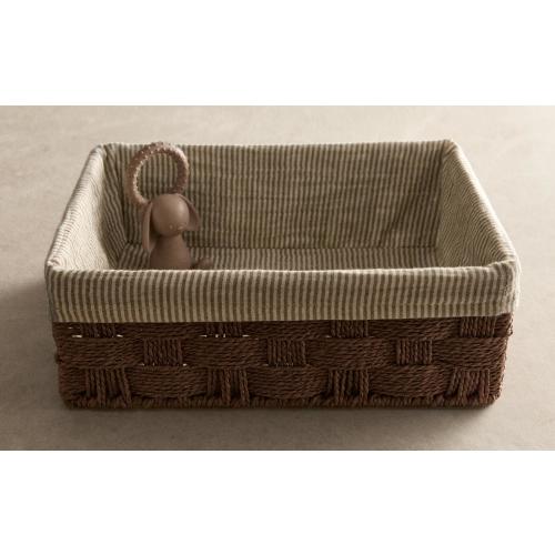 RECTANGULAR FABRIC-LINED BASKET - See all - KIDS AND BABY - BABY | Zara Home United States of America