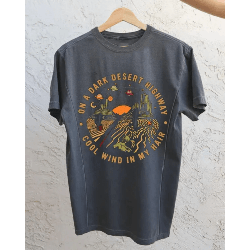 On A Dark Desert Highway Nursing T-shirt