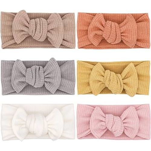 UeeSum Baby Girls Headbands with Bows Infant Toddler Headwrap Hair Accessories