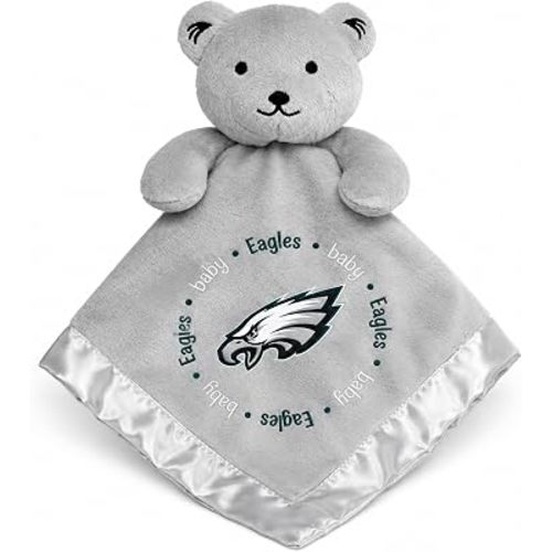 Baby Fanatic NFL Baby Security Blanket Bear Snuggle Toy for Newborn Boy Girl Unisex Stuffed Animal Officially Licensed