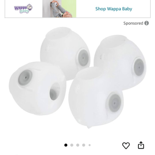 EUDEMON 4 Pack Baby Safety Door Knob Covers Door Knob Locks(not Suit for All Door knobs)