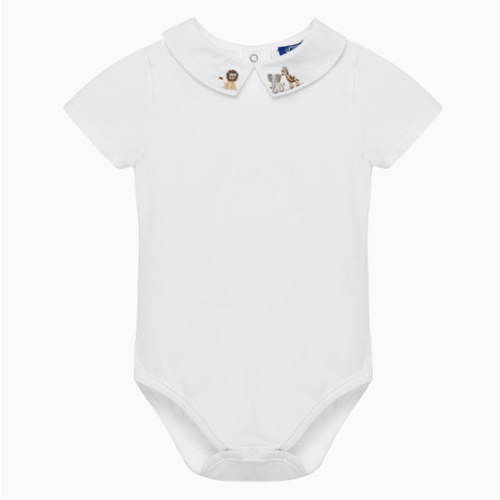 Baby Short-Sleeved Monty Augustus + Friends Bodysuit | Trotters London – Trotters Childrenswear USA