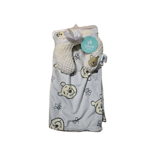 Disney Baby Winnie The Pooh Blanket & Headrest Set