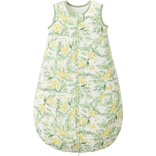 Duomiaomiao 2.5 TOG Baby Sleep Sack 100% Cotton Winter Baby Wearable Blanket, Warm Quilted Comfy Toddler Sleeping Sack