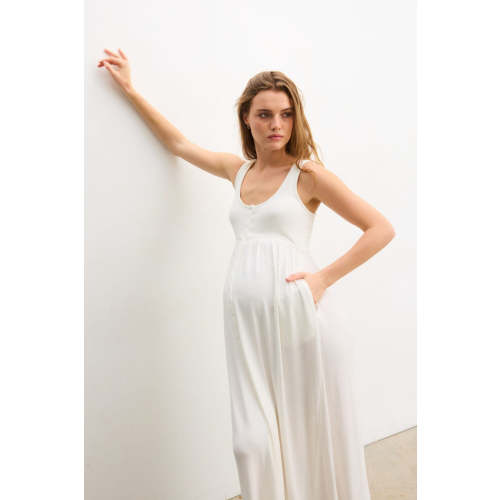The Softest Rib Nursing Tank Dress