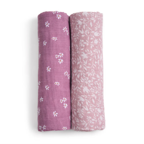 aden + anais Organic Cotton Muslin Swaddles 2 Pack in Heritage Floral