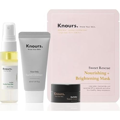 Knours. 4-Piece Glow Travel Kit