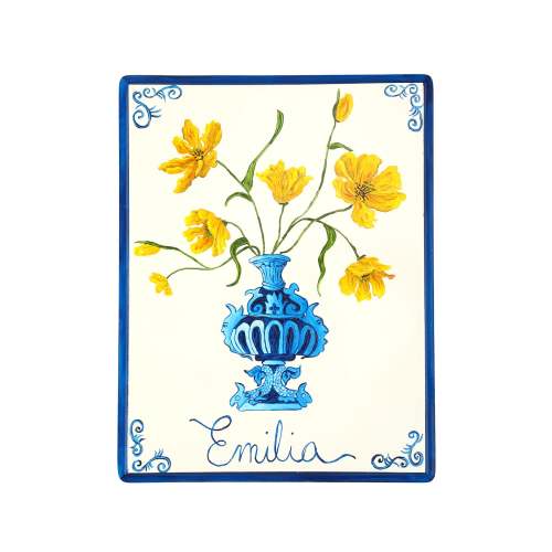 Step Stool in Blue Vase | Over The Moon