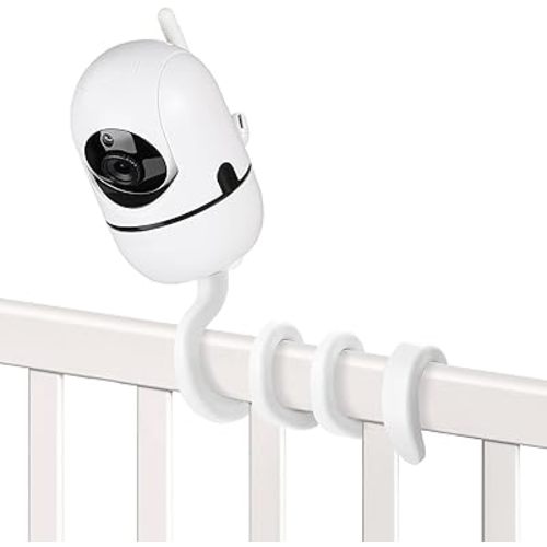 Flexible Baby Monitor Mount for Hellobaby HB6550/HB6560/HB66pro/HB65/HB6240, ANMEATE SM935E, Twist Baby Camera Mount Without Tools or Wall Damage