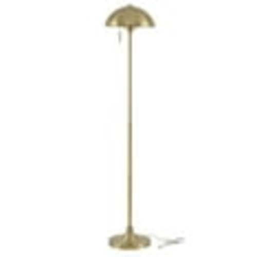 Better Homes & Gardens 62" Modern Pull-chain Brass Floor Lamp with Brass Dome