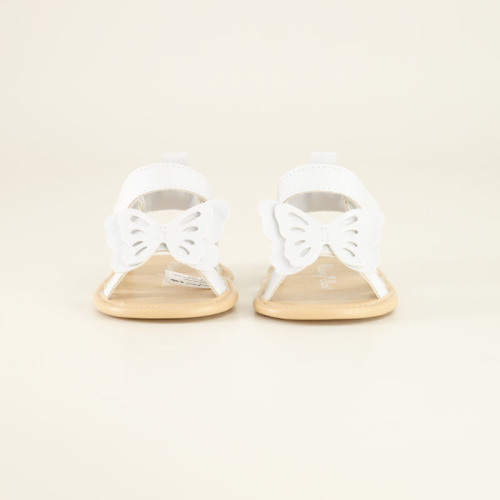 Infant White Butterfly Sandals