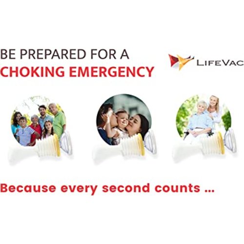 LifeVac - Choking Rescue Device Home Kit for Adult and Children First Aid Kit, Portable Choking Rescue Device, First Aid Choking Device