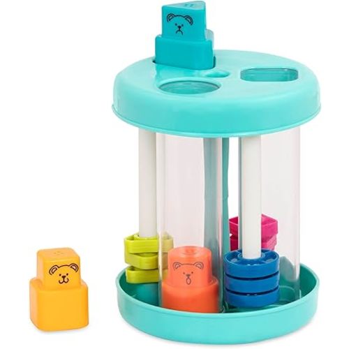 Battat – Shape Sorter – Colorful Sorting Toy – 3 Shapes & Sounds – Educational & Developmental Toy for Toddlers – 18 Months + – Shapes and Sound Sorter