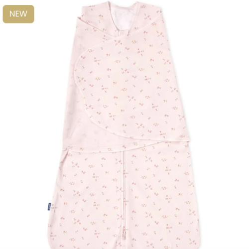 Pink Floral Cotton Swaddle | HALO