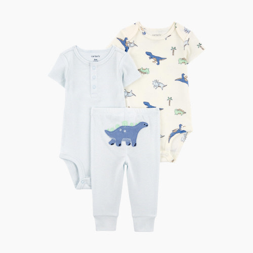 Carter's Baby 3-Piece Little Character Set - Light Blue, 3 M