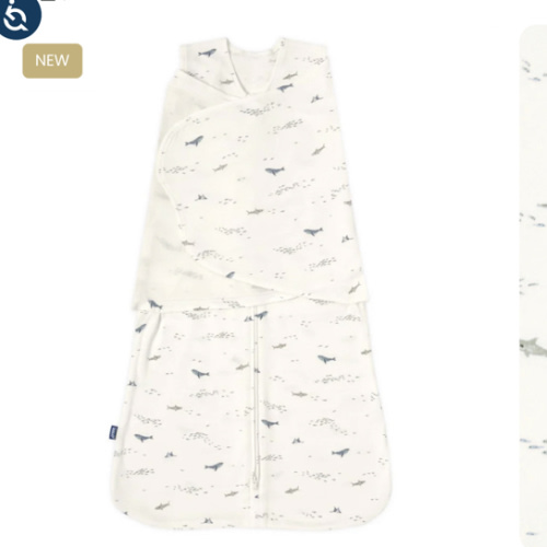Ocean Life Cotton Swaddle | HALO