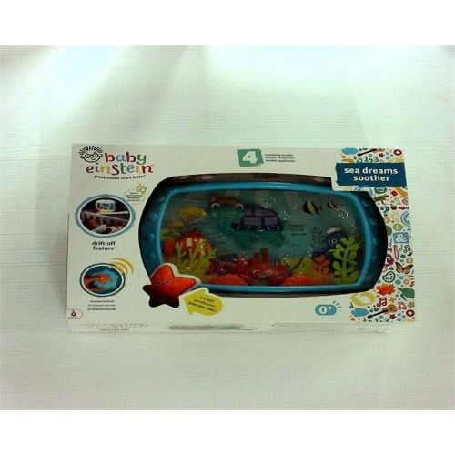 Baby Einstein Musical Ocean Soother Crib Toy for Infants and Toddlers with Light, Sound, and Remote