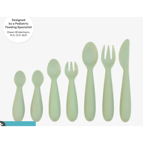 Developmental Utensil Set - Sage
