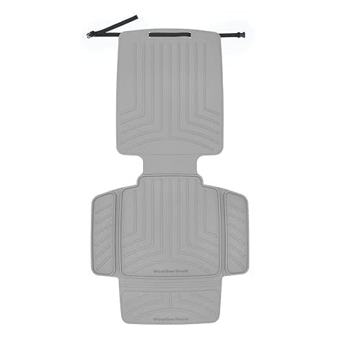 WeatherTech Child Car Seat Protector with Back | Spill Protection, Prevents Seat Compression, Gray