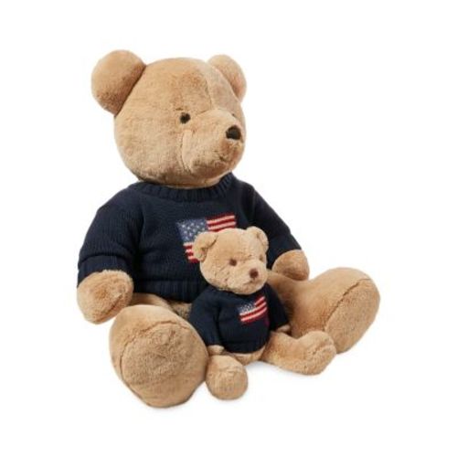 Ralph Lauren Polo Small Navy Flag-Sweater Polo Bear - Baby | Bloomingdale's