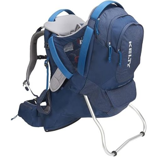 Kelty Journey PerfectFIT ELITE Child Carrier for Infants and Toddlers, Zippered Pockets, Waistbelt, Aluminum Frame, Sunshade