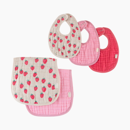Itzy Ritzy Feeding Bundle - Strawberries & Cream
