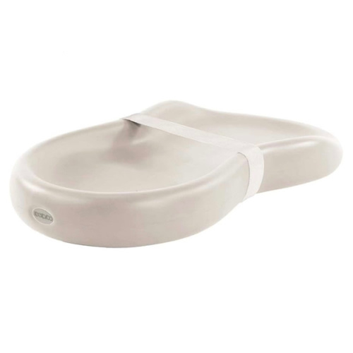 Keekaroo Peanut Changer Baby Vanilla – The Original Made in USA Easy-to-Clean Changing pad and The only Shell Over Foam, Fully Water Repellant, Wipeable Diaper pad, Wipe-Clean Changing pad